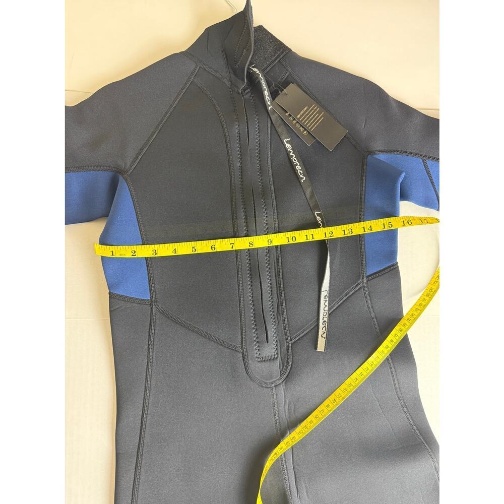 Lemorecn Mens Wetsuit Jumpsuit - Size 16 - Black & Blue - Picture 6 of 7